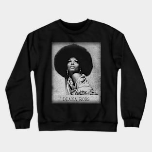 Diana Ross // Minimalist Fanart Tribute Crewneck Sweatshirt